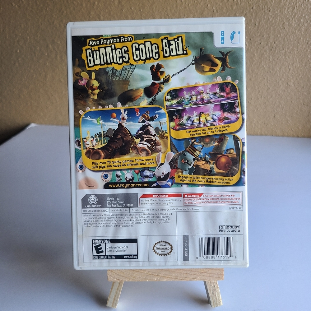 Rayman Raving Rabbids (Nintendo Wii, 2006) - Picture 2 of 3